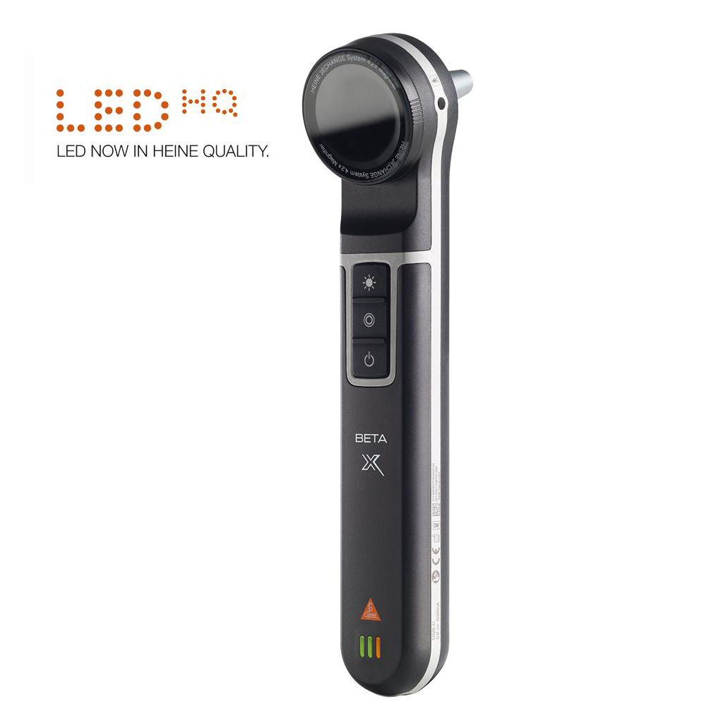 Otoscopio HEINE BETA X 4,2× - con astuccio rigido - B-131.28.330