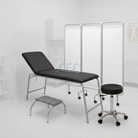 Pacchetto Ambulatorio DOCTOR Plus - Lettino + Sgabello Nero