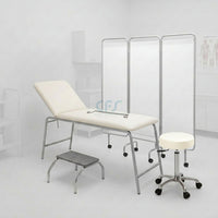 DOCTOR Plus Outpatient Package - Examination Table + Cream Stool