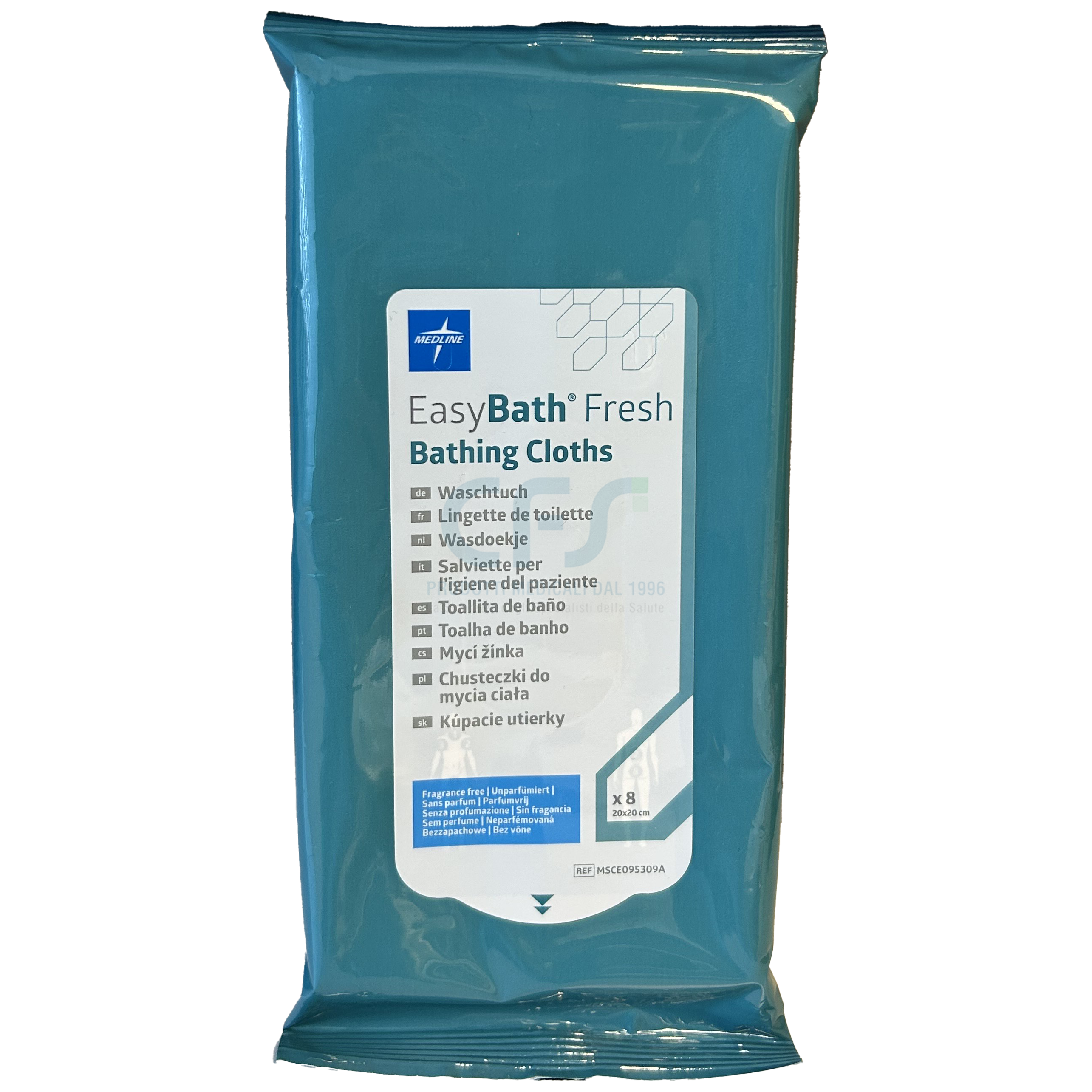 Panno EASYBATH Fresh per pulizia corpo senza risciacquo (Conf. 8 pz)
