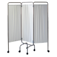 Paravento a 3 ante GIMA in alluminio con ruote