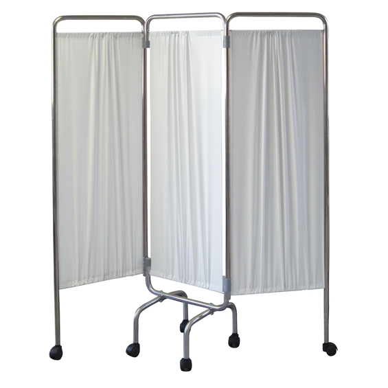 Paravento a 3 ante GIMA in alluminio con ruote