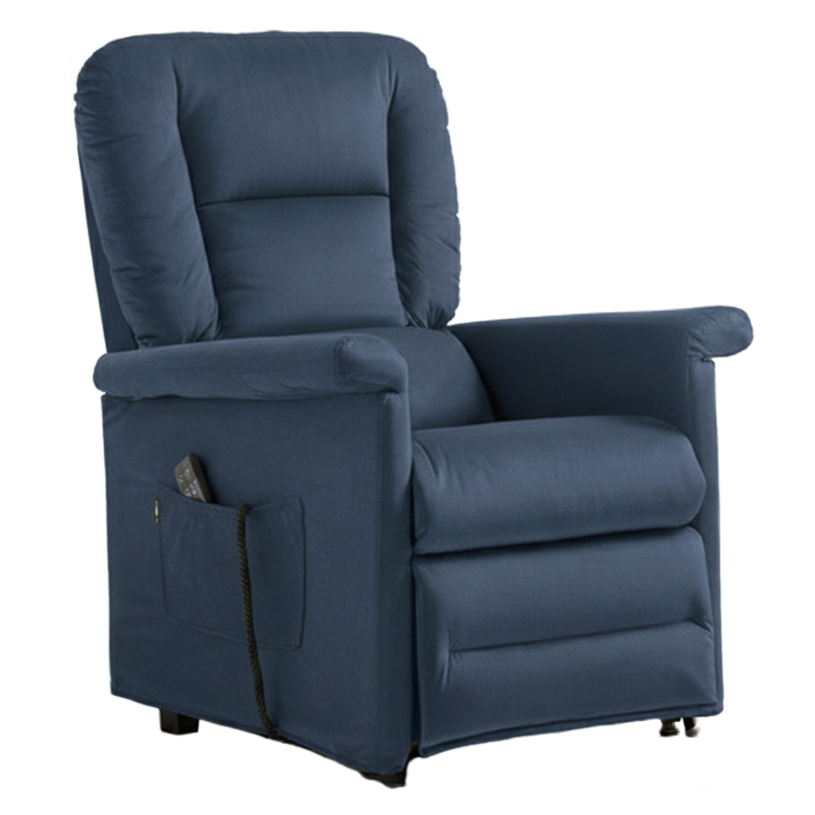 Poltrona elevabile 2 motori KSP K55-2R - con Roller system + Copripoltrona Omaggio!