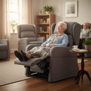 Poltrona elevabile 2 motori MYRTHO CLASS PO425 con ruote