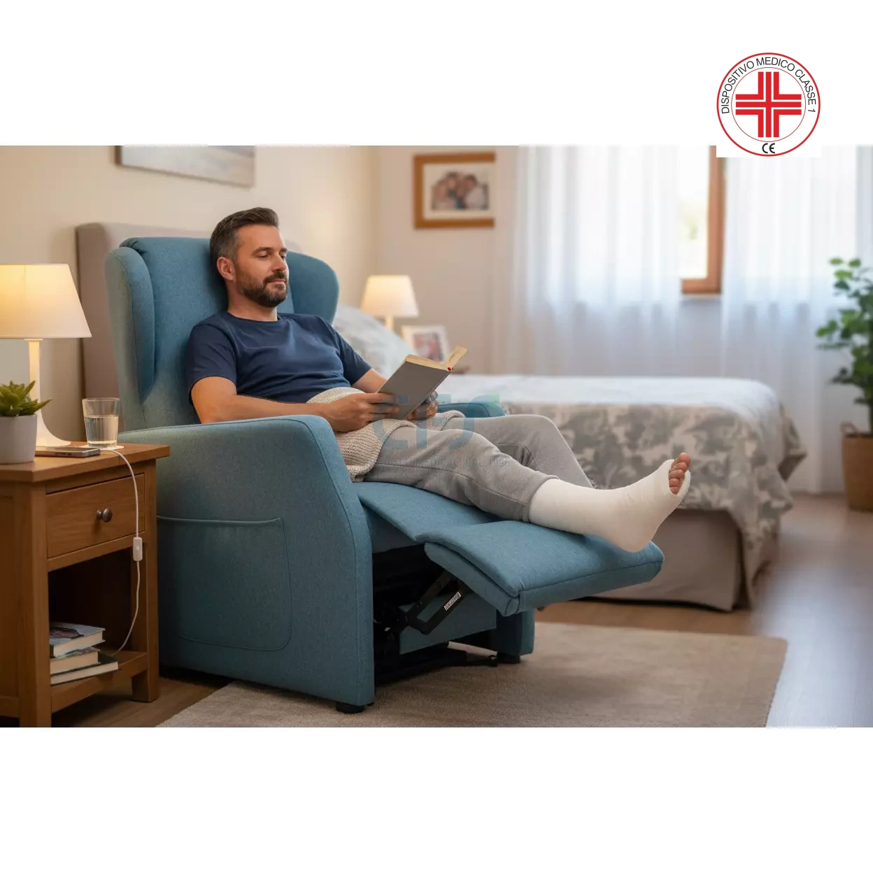 Poltrona elevabile 2 motori NINFEA PO400