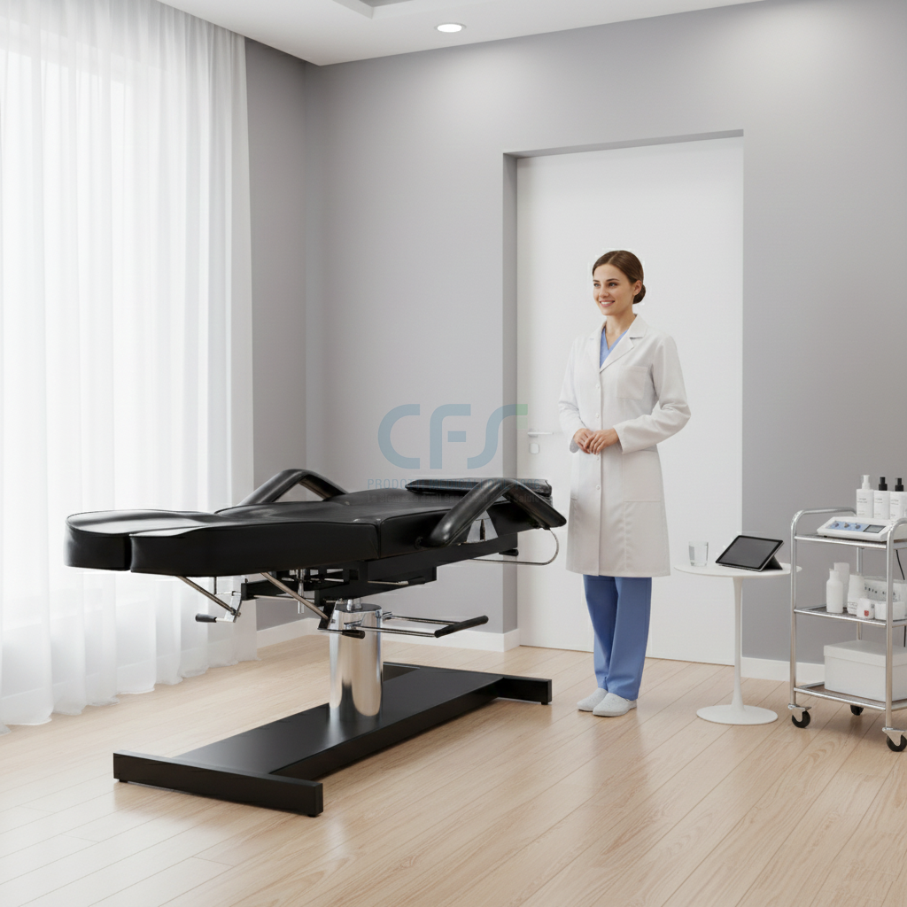 Poltrona multifunzionale AZZURRO A 210C idraulica - Nera