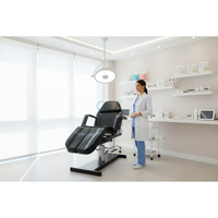 Poltrona multifunzionale AZZURRO A 210C idraulica - Nera