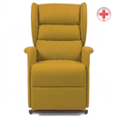 Poltrona elevabile 2 motori OLIMPIA SLIM - con Roller system - Senape
