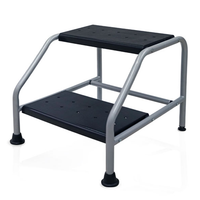 Scaletta in acciaio verniciato a 2 gradini