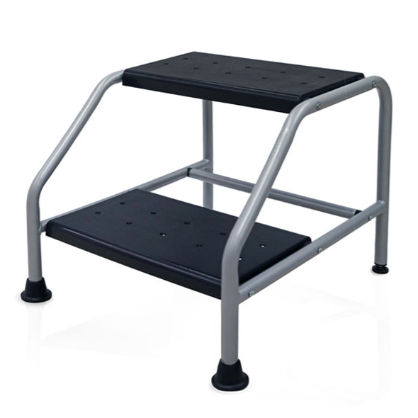 Scaletta in acciaio verniciato a 2 gradini