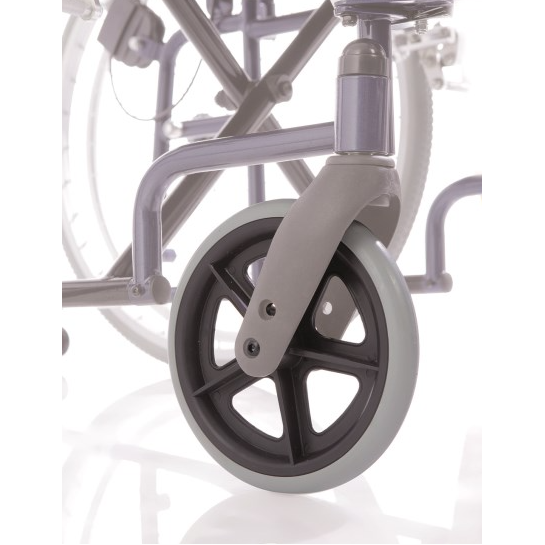 Ruote anteriori in PU Ø 20 cm CAR172 per carrozzine Comfy CP800 e CP805 (coppia)