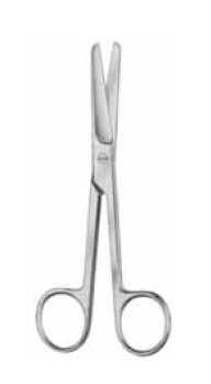 Forbici Smusse Rette cm 18