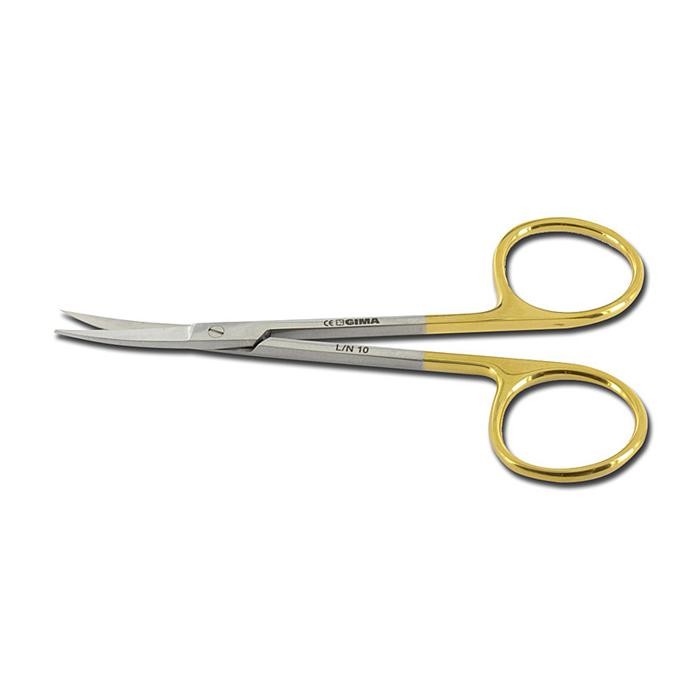 Forbici Iris curve Tungsteno cm 11,5