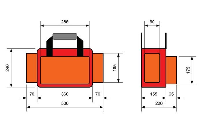 Borsa per emergenza EASYRED EM810