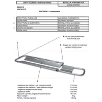 Barella a cucchiaio in alluminio BAR017