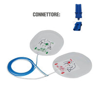 Elettrodi defibrillazione compatibili SCHILLER Plug 2 - Adulti