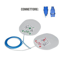 Elettrodi defibrillazione compatibili SCHILLER Plug 1 - Adulti