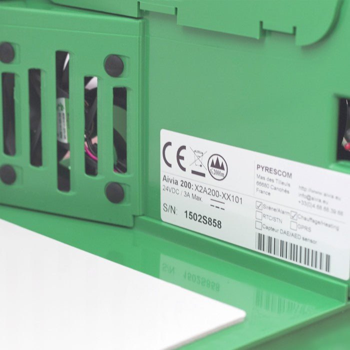 Teca per Defibrillatore da esterno AIVIA 200 + Adattatore 220 Omaggio!