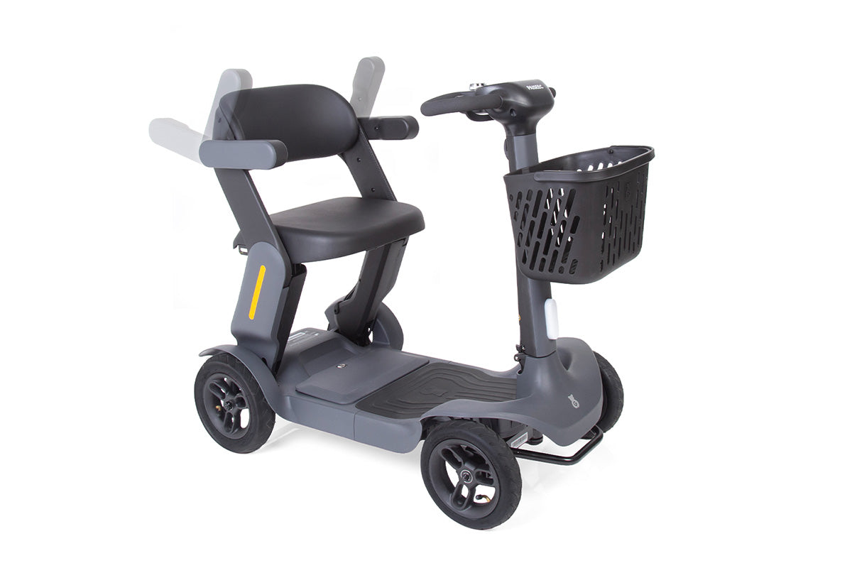 Scooter pieghevole Moretti Mobility 215 CN215 - braccioli ribaltabili