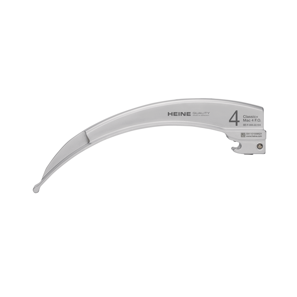 Set laringoscopio con 4 lame HEINE LED CLASSIC+ F.O. F-120.18.860