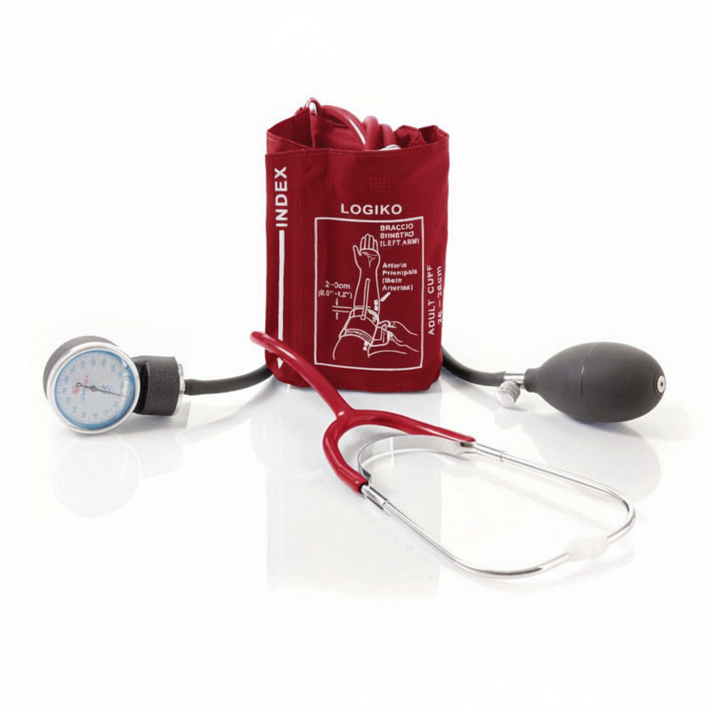 Sfigmomanometro aneroide coordinato con fonendoscopio Logiko VISUAL DM353