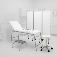 Pacchetto Ambulatorio DOCTOR Plus - Lettino + Sgabello Bianco