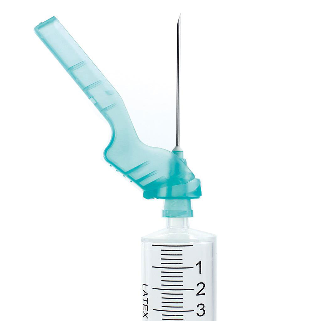 Siringa con ago RAYS Inj/Safe 5 ml - Ago 22 G - 0,7 x 32 mm (conf. 100 pz.)