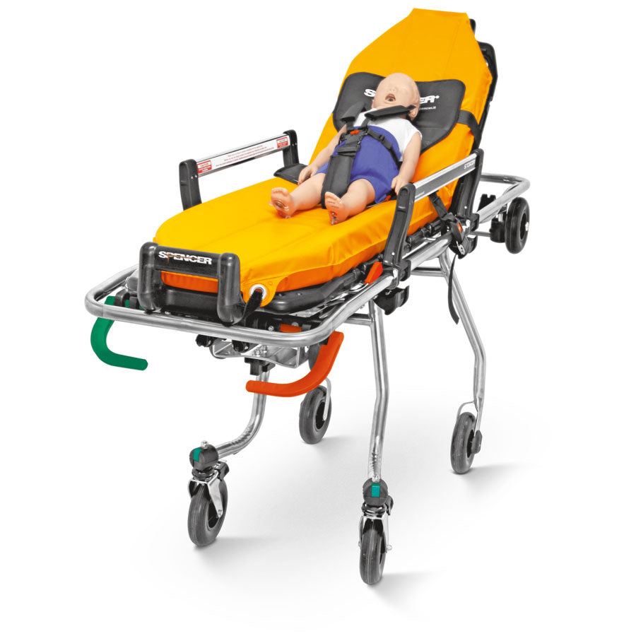 Sistema di trattenuta pediatrica FIXO KID per barelle - 8 cinghie