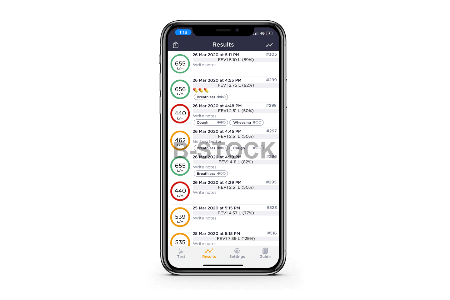 Misuratore di picco di flusso e FEV1 MIR Smart One® collegabile a smartphone e tablet