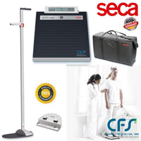 SECA mobile weight and height measuring station