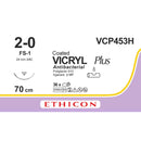 Sutura Ethicon VICRYL Plus VCP453H - 2-0, Ago 3/8 FS-1 mm 24 - Viola (conf. 36 pz.)