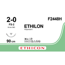 Sutura Ethicon ETHILON F2448H - 2-0, Ago 3/8 FS-2 mm 19 - Nero (conf. 36 pz.)