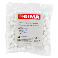 Tamponi rotondi di garza in TNT Ø 50 mm (conf. 100 pz.)