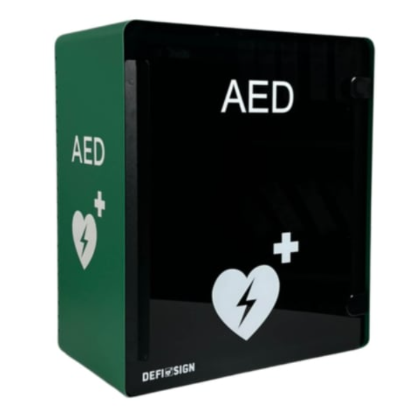 Teca DefiSign Nox per defibrillatori AED da esterno con allarme