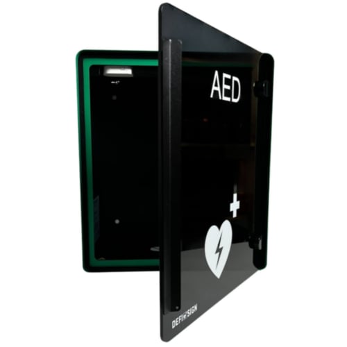 Teca DefiSign Nox per defibrillatori AED da interno con allarme