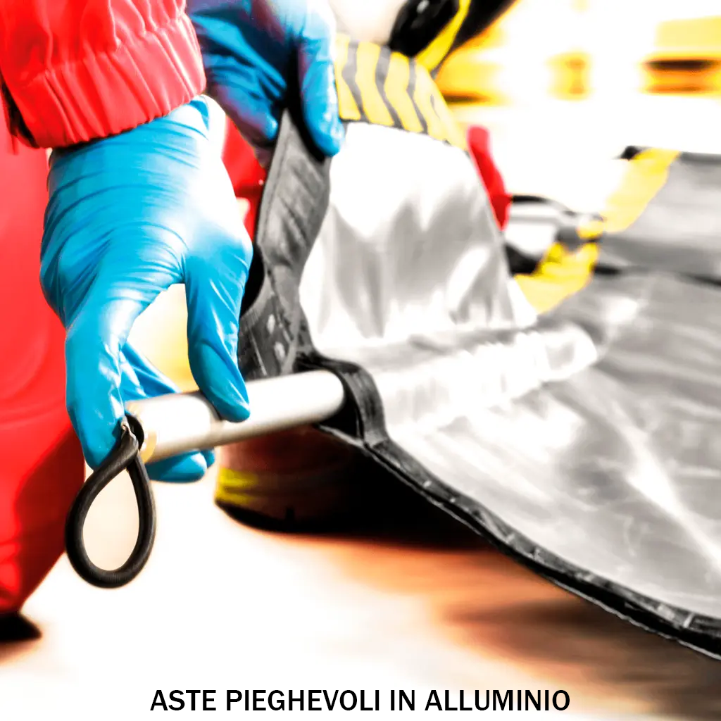 Telo portaferiti WOW a 10 maniglie + tracolle