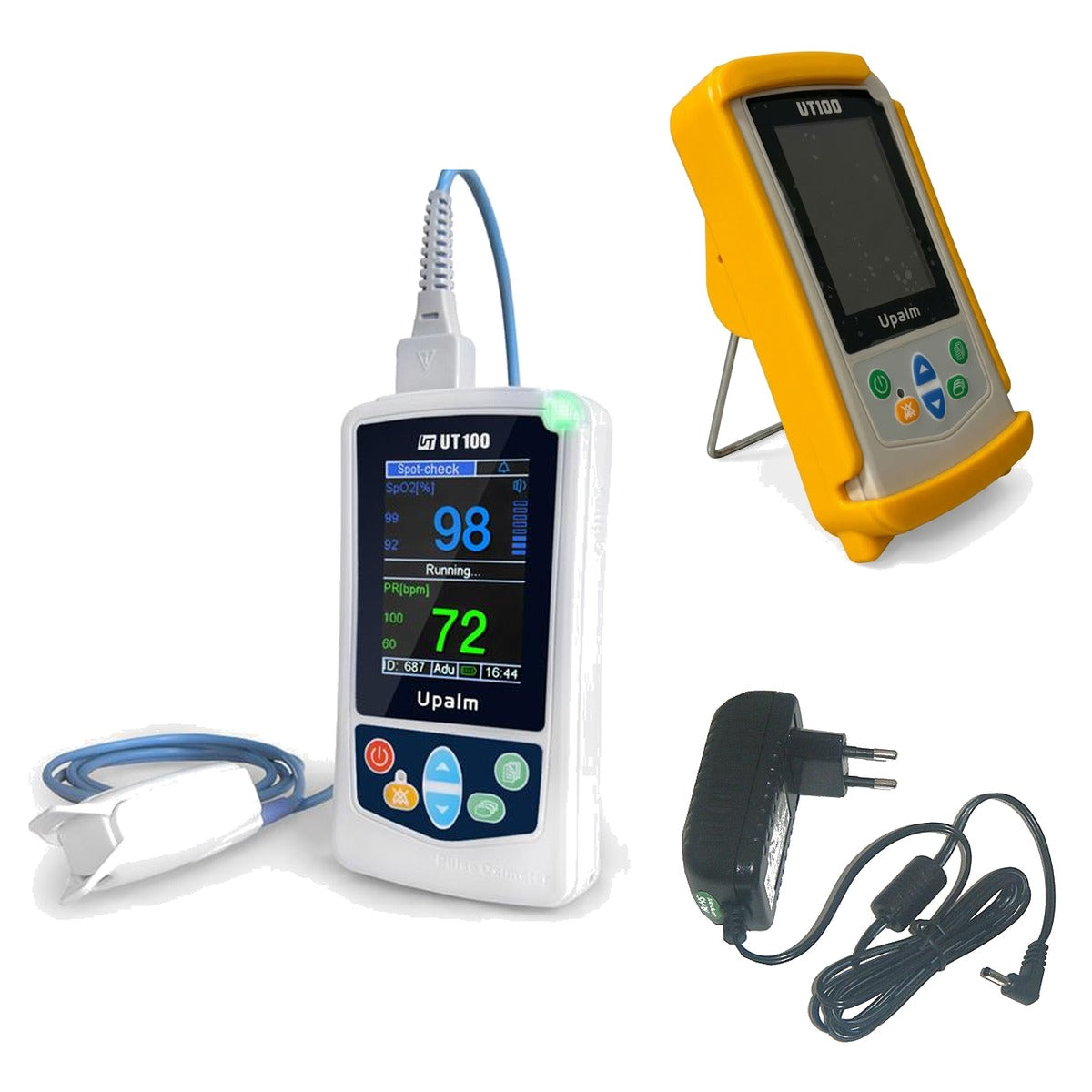 Saturimetro palmare I-MEDIK UT100 con Software + Caricabatteria e Guscio