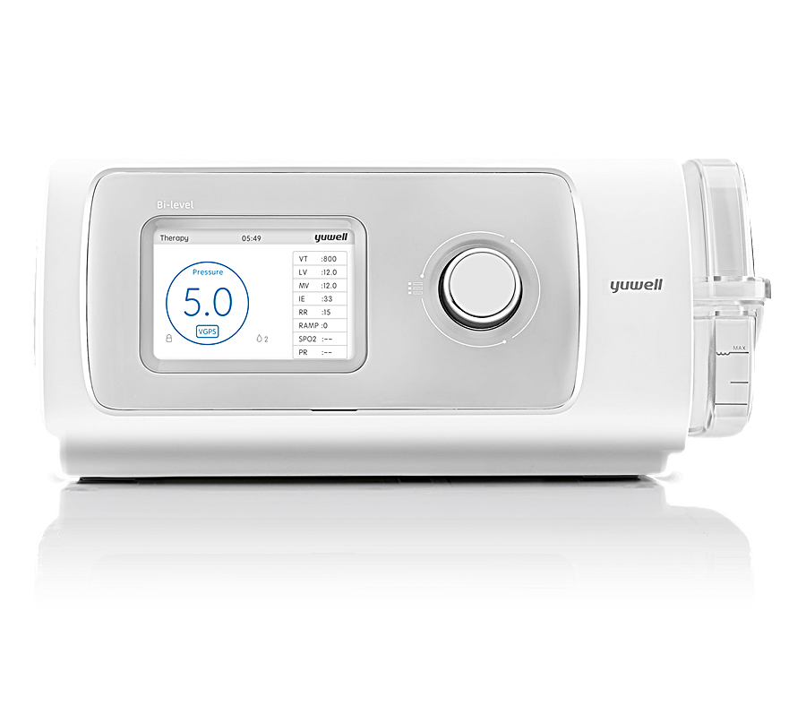 Dispositivo BiPAP Yuwell YH-830 con umidificatore integrato e SIM