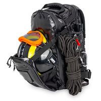 Zaino per vigili del fuoco ELITE BAGS Helmbag's - Nero