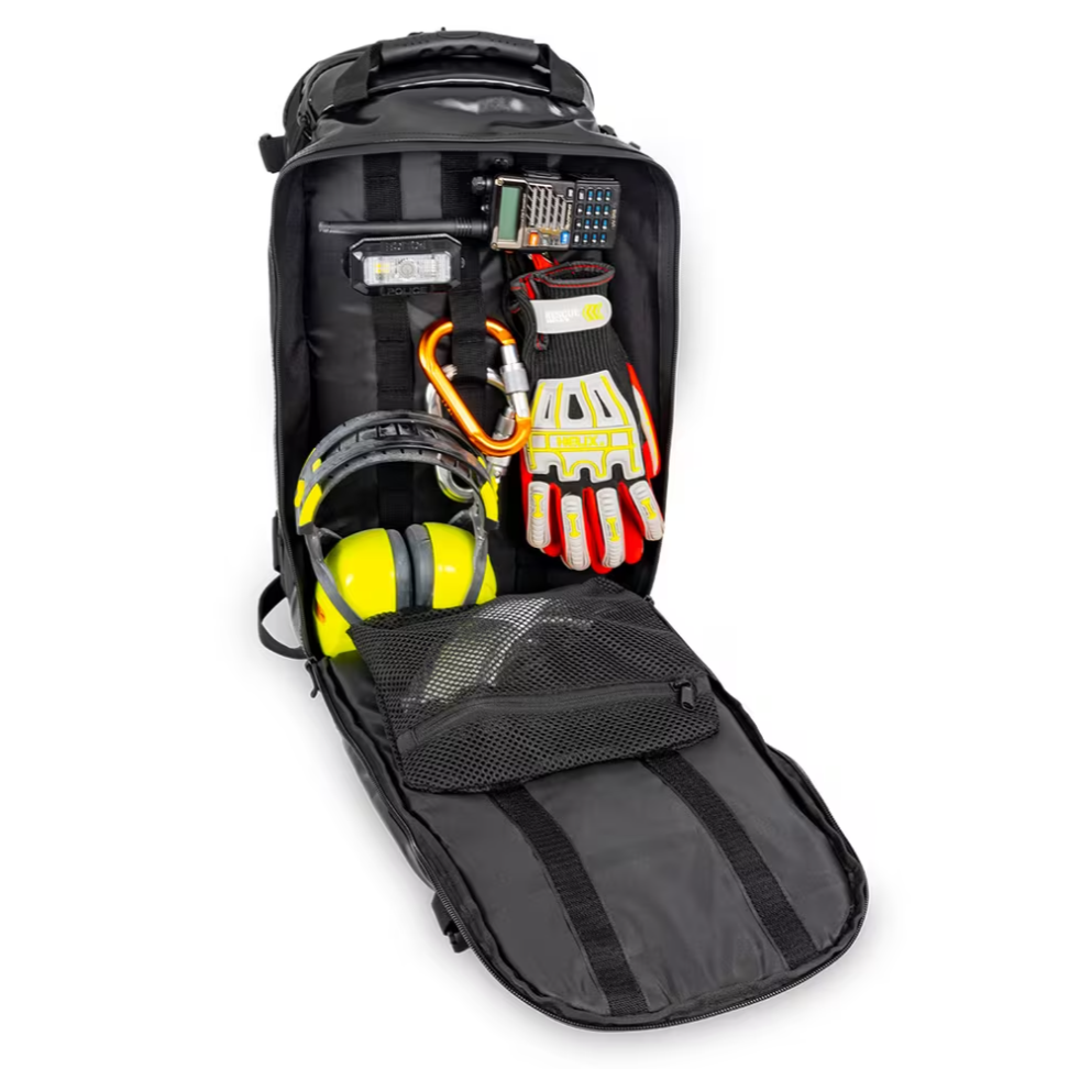 Zaino per vigili del fuoco ELITE BAGS Helmbag's - Nero