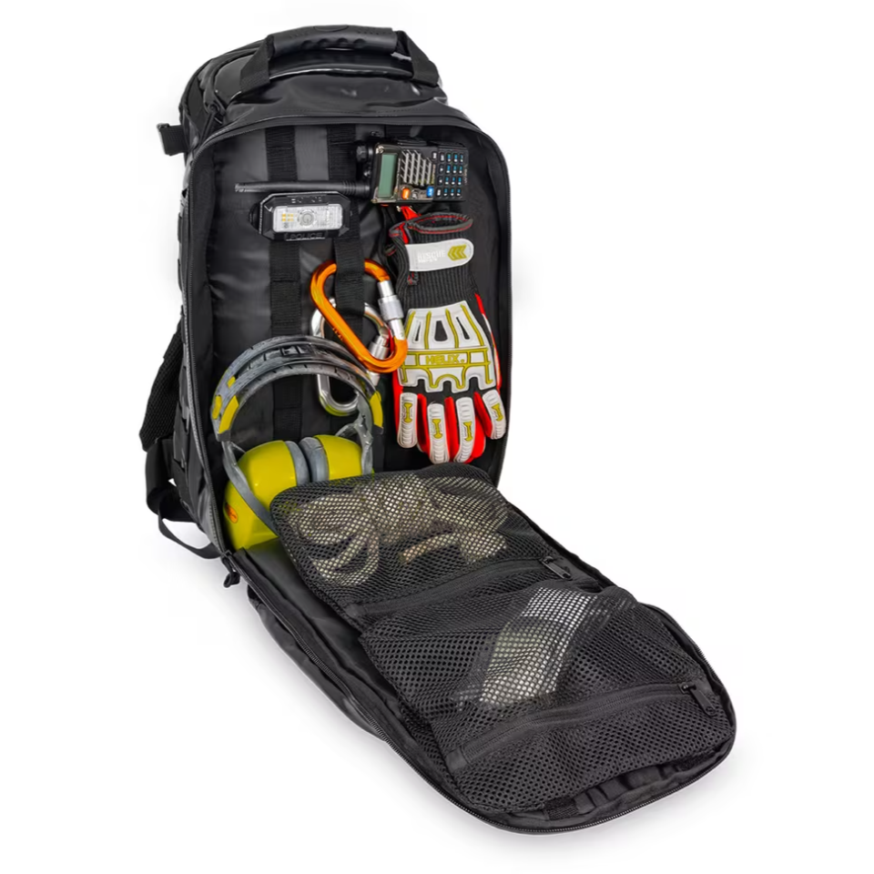 Zaino per vigili del fuoco ELITE BAGS Helmbag's - Nero