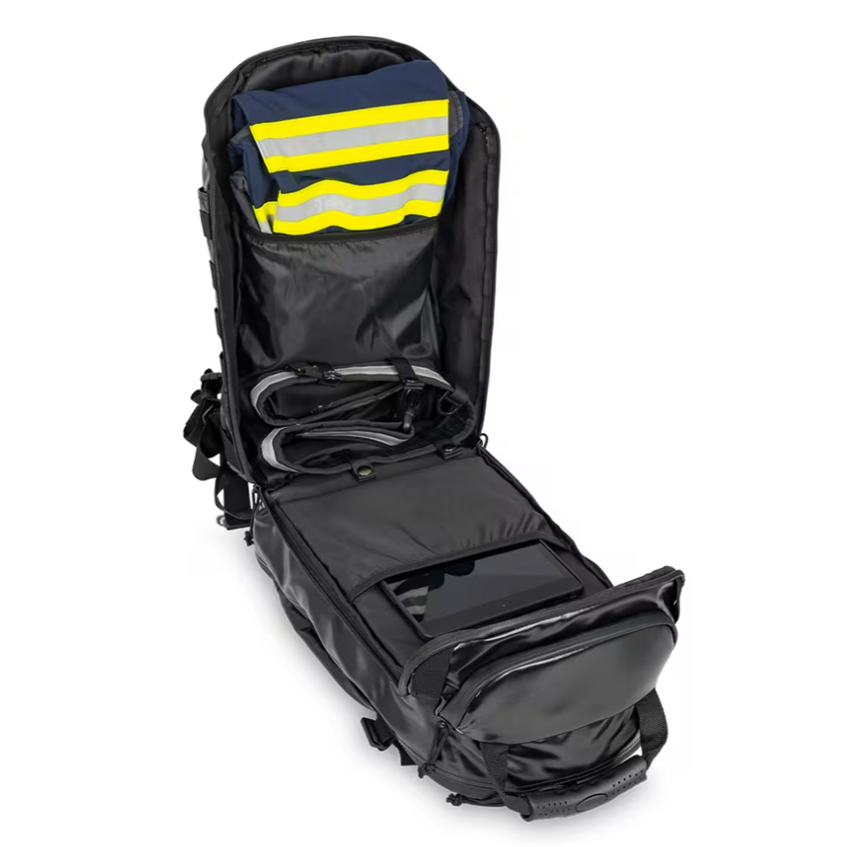 Zaino per vigili del fuoco ELITE BAGS Helmbag's - Nero