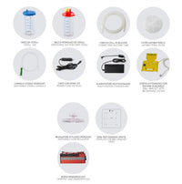 Aspiratore MINI ASPEED Evo Plus a batteria/12V, Staffa per Ambulanza - Vaso da 1 lt