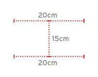 Quadripode a base stretta con manico aperto BRIO RP726