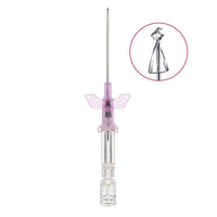 Aghi cannula 1 via B.Braun Introcan Safety 20Gx32mm Rosa, con alette, in FEP (conf. 50 pz.)