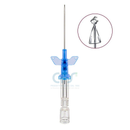 Aghi cannula 1 via B.Braun Introcan Safety 22Gx25mm Blu, con alette, in FEP (conf. 50 pz.)
