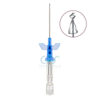 Aghi cannula 1 via B.Braun Introcan Safety 22Gx25mm Blu, con alette, in FEP (conf. 50 pz.)