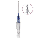 Aghi cannula 1 via B.Braun Introcan Safety 22Gx25mm Blu, senza alette, in FEP (conf. 50 pz.)