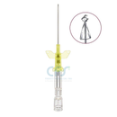 Aghi cannula 1 via B.Braun Introcan Safety 24Gx19mm Giallo, con alette, in FEP (conf. 50 pz.)