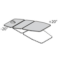 Lettino elettrico ad altezza variabile GIOVE 3 - Larghezza cm 65